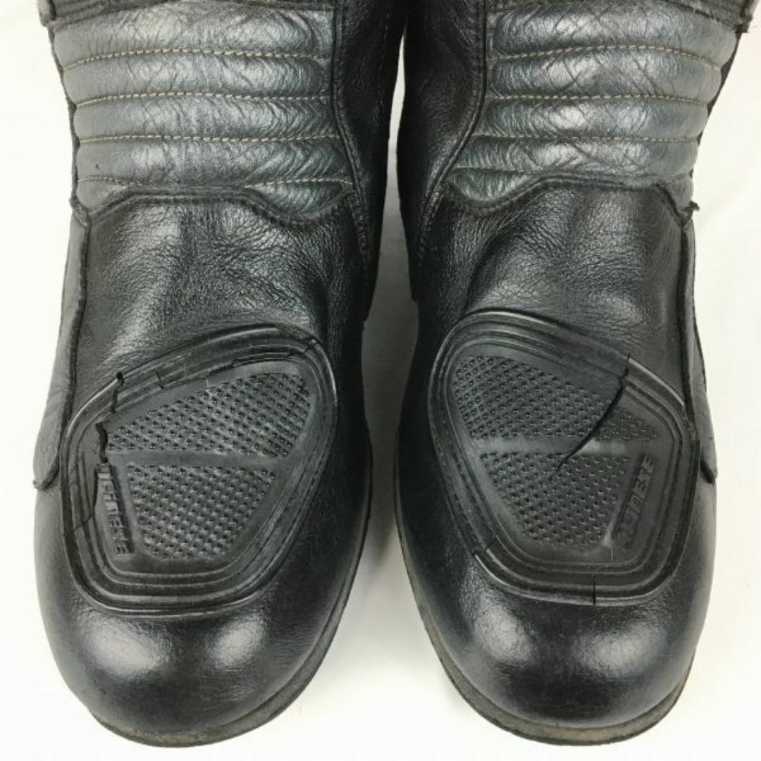 DAINESE/ダイネーゼ　レザー/本革　ライディング/バイクブーツ　size41　25.5-26.0〈黒/BLACK/ブラック〉サイドジップ/スネ 踝プロテクター　bike/Boots/Shoes〕菅No.WL73 #BUZZBERG メンズの靴/シューズ(ブーツ)の商品写真