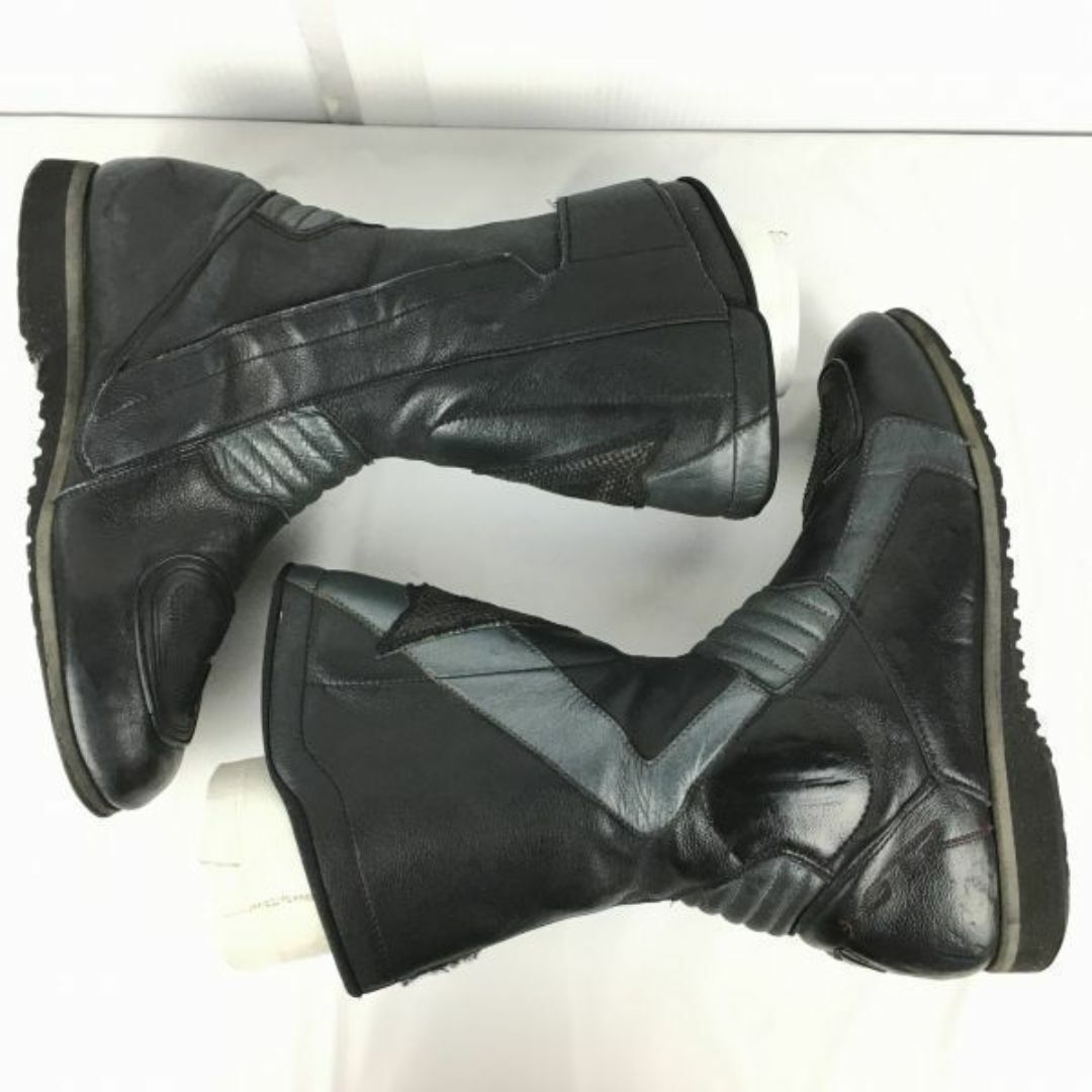 DAINESE/ダイネーゼ　レザー/本革　ライディング/バイクブーツ　size41　25.5-26.0〈黒/BLACK/ブラック〉サイドジップ/スネ 踝プロテクター　bike/Boots/Shoes〕菅No.WL73 #BUZZBERG メンズの靴/シューズ(ブーツ)の商品写真