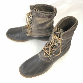 ソレル(SOREL)の80s-90sビンテージ/USA製★ラクロス/lacrosse★本革/ハンティング/スノーブーツ【13/30.5-31.0/茶/BROWN】ライナー付き/Shoes◆pWB86-9 #BUZZBERG(ブーツ)