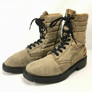 Harley Davidson - Harley-Davidson　ハーレーダビッドソン　バイクブーツ　ショートブーツ　ライディング　ツーリング　size7.5　25.5程度〈ブラウン/茶/BROWN〉メンズ/菅No.WN52 #BUZZBERG