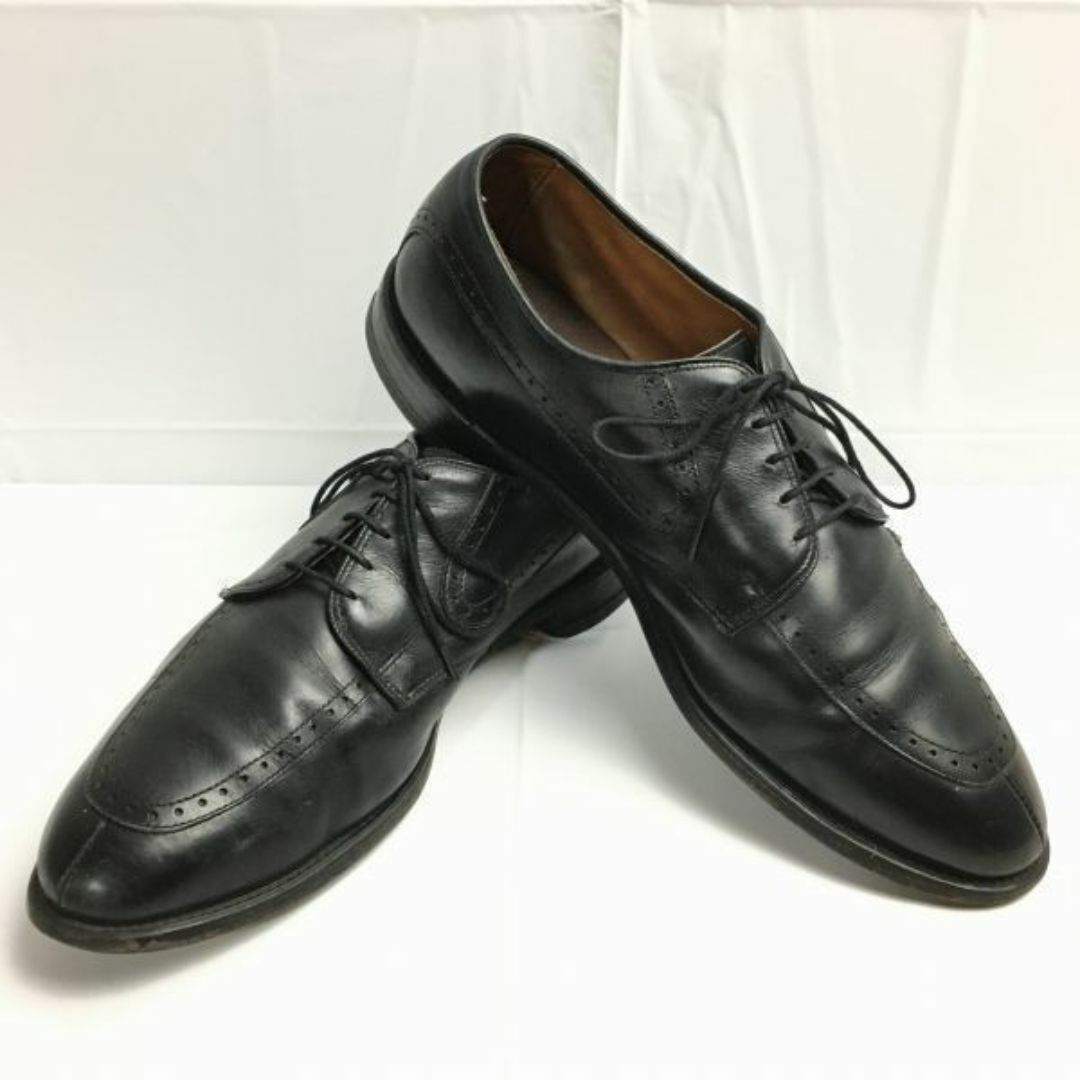 Allen Edmonds(アレンエドモンズ)のAllen Edmonds/アレンエドモンズ Kingsley【size11D　28.0-29.0】80s-90s/ビンテージ/Vintage/　Uチップ　ビジネスシューズ〈黒/BLACK/ブラック〉メンズ/菅NO.WZC-155 #BUZZBERG メンズの靴/シューズ(ドレス/ビジネス)の商品写真