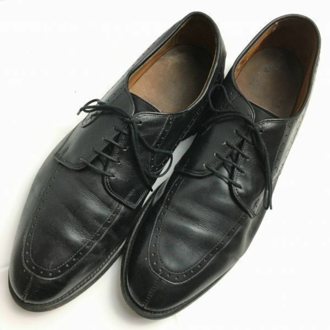 Allen Edmonds(アレンエドモンズ)のAllen Edmonds/アレンエドモンズ Kingsley【size11D　28.0-29.0】80s-90s/ビンテージ/Vintage/　Uチップ　ビジネスシューズ〈黒/BLACK/ブラック〉メンズ/菅NO.WZC-155 #BUZZBERG メンズの靴/シューズ(ドレス/ビジネス)の商品写真