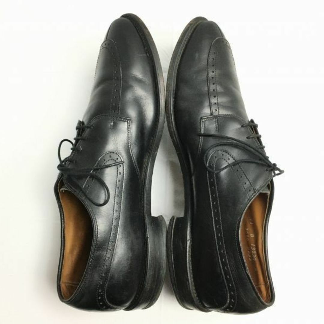 Allen Edmonds(アレンエドモンズ)のAllen Edmonds/アレンエドモンズ Kingsley【size11D　28.0-29.0】80s-90s/ビンテージ/Vintage/　Uチップ　ビジネスシューズ〈黒/BLACK/ブラック〉メンズ/菅NO.WZC-155 #BUZZBERG メンズの靴/シューズ(ドレス/ビジネス)の商品写真