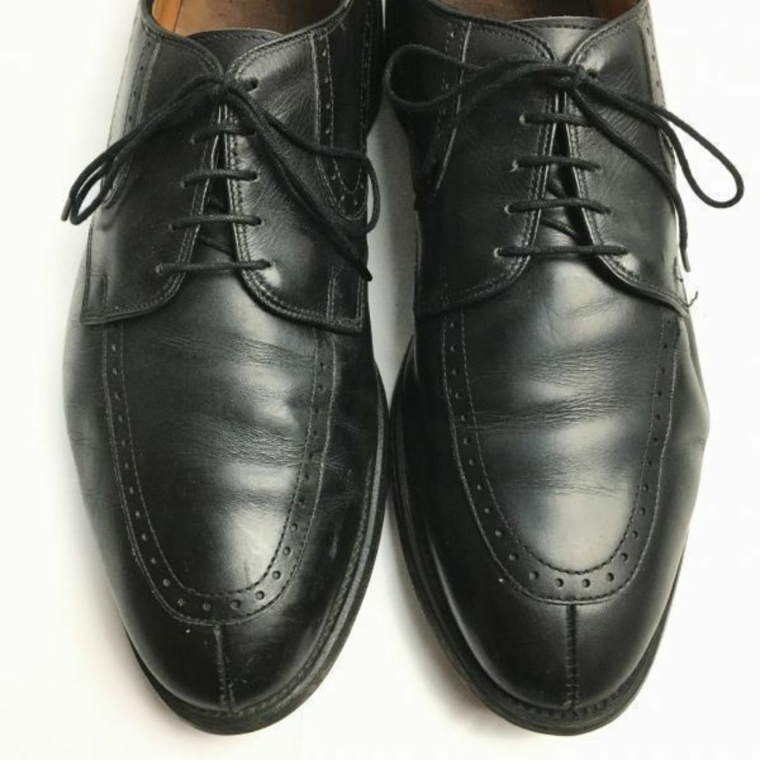 Allen Edmonds(アレンエドモンズ)のAllen Edmonds/アレンエドモンズ Kingsley【size11D　28.0-29.0】80s-90s/ビンテージ/Vintage/　Uチップ　ビジネスシューズ〈黒/BLACK/ブラック〉メンズ/菅NO.WZC-155 #BUZZBERG メンズの靴/シューズ(ドレス/ビジネス)の商品写真