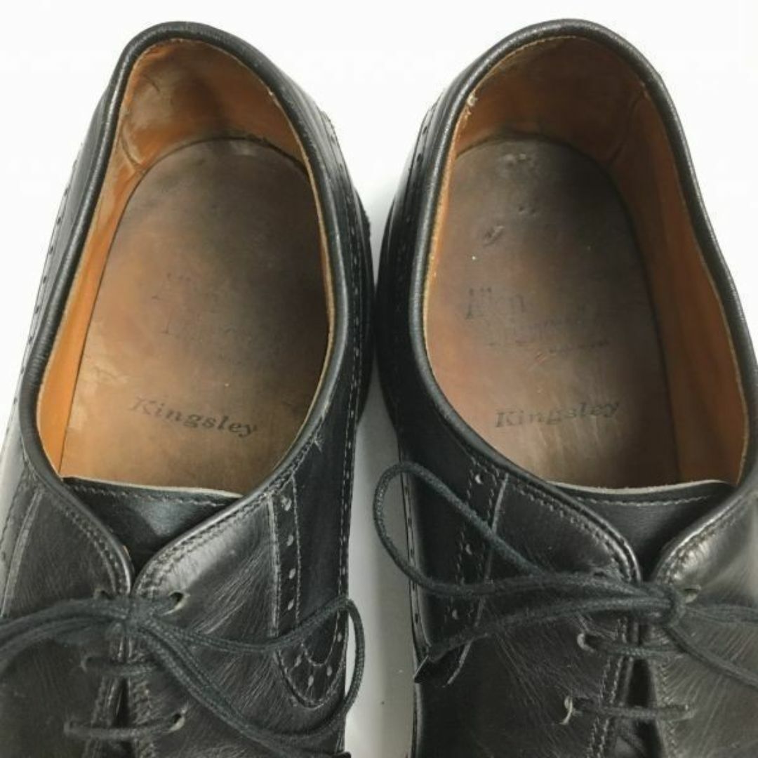 Allen Edmonds(アレンエドモンズ)のAllen Edmonds/アレンエドモンズ Kingsley【size11D　28.0-29.0】80s-90s/ビンテージ/Vintage/　Uチップ　ビジネスシューズ〈黒/BLACK/ブラック〉メンズ/菅NO.WZC-155 #BUZZBERG メンズの靴/シューズ(ドレス/ビジネス)の商品写真