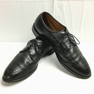 アレンエドモンズ(Allen Edmonds)のAllen Edmonds/アレンエドモンズ Kingsley【size11D　28.0-29.0】80s-90s/ビンテージ/Vintage/　Uチップ　ビジネスシューズ〈黒/BLACK/ブラック〉メンズ/菅NO.WZC-155 #BUZZBERG(ドレス/ビジネス)