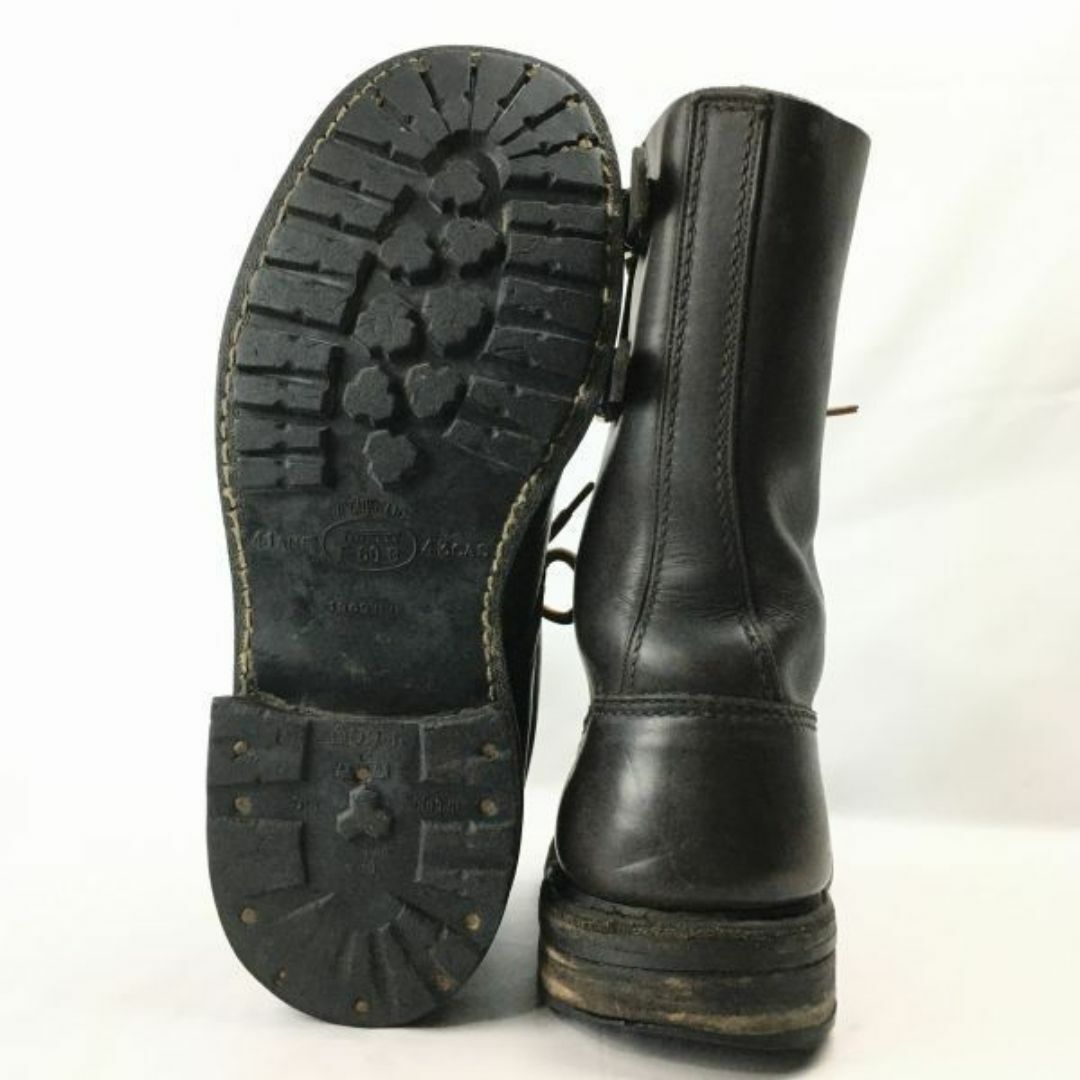 試着交換OK！60sビンテージ/Vintage  1969　欧州　コンバット　コマンド　ミリタリーブーツ　size41　26.0-26.5程度　ダークブラウン/茶/BROWN〉 boots　管No.WN32 #BUZZBERG メンズの靴/シューズ(ブーツ)の商品写真