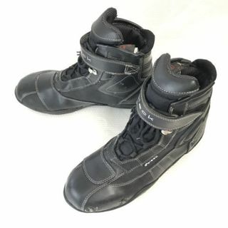 ヒポラ/HIPORA★防水/ライディングブーツ/バイクシューズ【44/28.5/黒/BLACK】ライダース/ツーリング/Shoes◆WB87-1 #BUZZBERG(ブーツ)