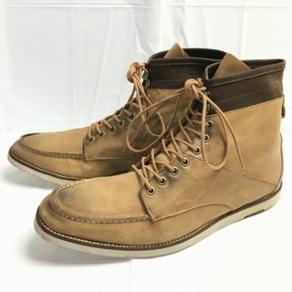 J.SHOES　本革　ショートブーツ　サイズ28.0　茶　レースアップ　管No.R7 #BUZZBERG(ブーツ)