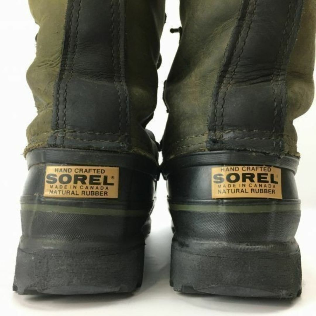 SOREL(ソレル)のSOREL/ソレル　ALPINE　size24.0程度　ビンテージ/Vintage カナダ製　スノーブーツ　ライナー付き　オリーブ　カーキー　管No.WM39 #BUZZBERG メンズの靴/シューズ(ブーツ)の商品写真