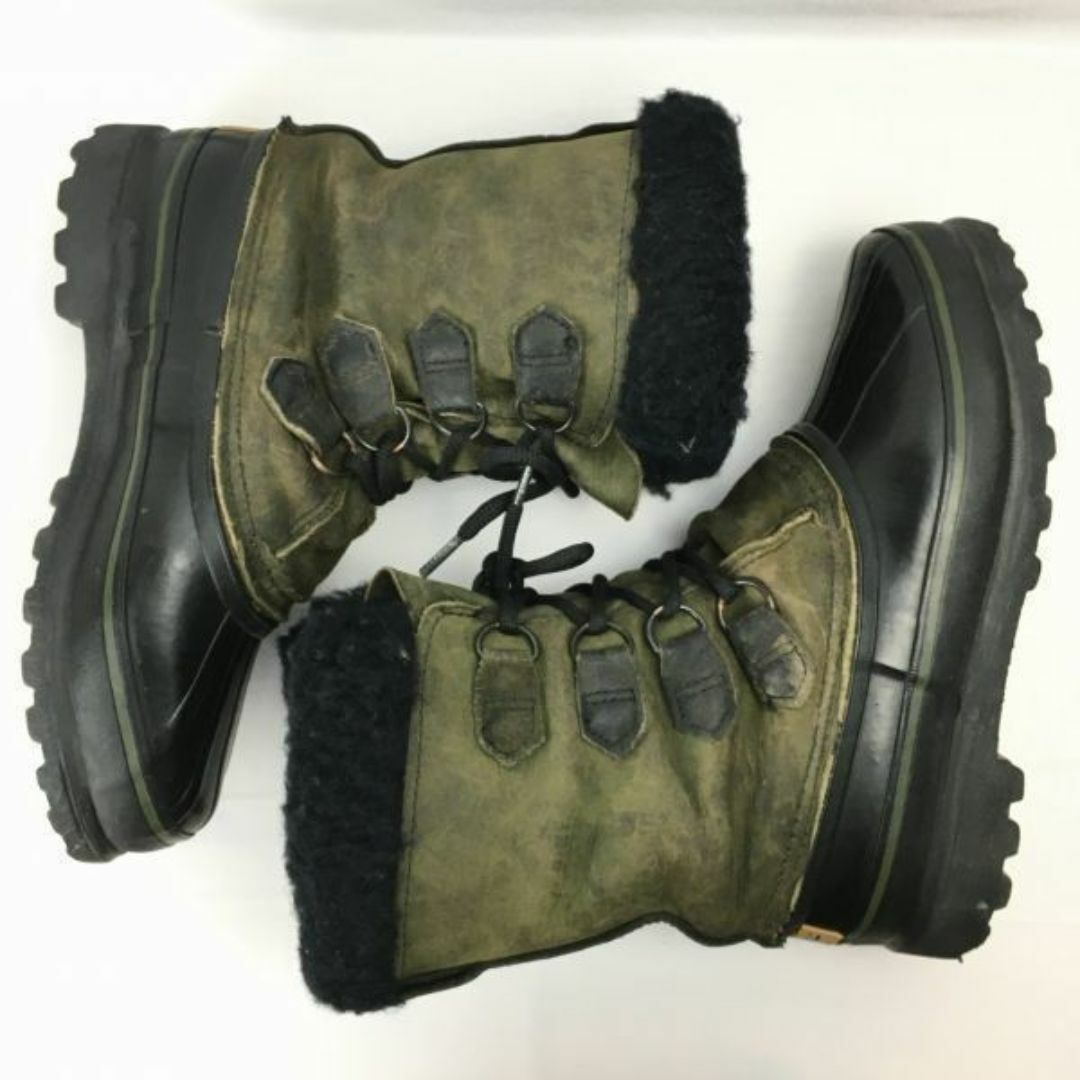 SOREL(ソレル)のSOREL/ソレル　ALPINE　size24.0程度　ビンテージ/Vintage カナダ製　スノーブーツ　ライナー付き　オリーブ　カーキー　管No.WM39 #BUZZBERG メンズの靴/シューズ(ブーツ)の商品写真