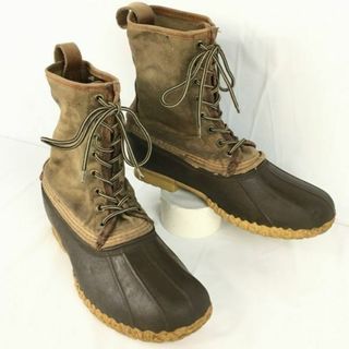 エルエルビーン(L.L.Bean)の80s以前?USA製ビンテージ/Vintage 　L.L.BEAN　ビーンブーツ　size10M　27.5-28.0〈ブラウン/茶/BROWN〉スノーブーツ　ハンティングブーツ　管No.V18 #BUZZBERG(ブーツ)