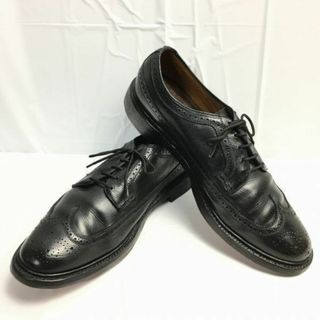 試着交換OK！FLORSHEIM Imperial/フローシャイム【size11D 28.0-29.0】80s ケンムール　ウイングチップ　ビジネスシューズ〈黒/BLACK/ブラック〉メンズ/菅NO.WZE-120 #BUZZBERG(ドレス/ビジネス)