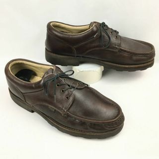 パラブーツ(Paraboot)の試着交換OK！Paraboot/パラブーツ　size11　ビンテージ/Vintage 　CHAMBORD/シャンボード　ローブーツ　シューズ　焦げ〈ブラウン/茶/BROWN〉メンズ/菅NO.WZD-166 #BUZZBERG(ドレス/ビジネス)