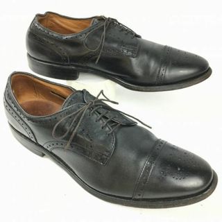 アレンエドモンズ(Allen Edmonds)の試着交換OK！ビンテージ/Vintage 　アレンエドモンズ　Allen Edomonds　Sanford　キャップトゥ　ビジネスシューズ〈黒/BLACK/ブラック〉size10B/メンズ/菅NO.WZG-82 #BUZZBERG(ドレス/ビジネス)