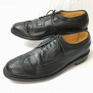 試着交換OK！FLORSHEIM Imperial/フローシャイム【size10.5E/28.0-28.5】ケンムール　ウイングチップ〈黒/BLACK/ブラック〉ビンテージ/Vintage/メンズ/菅NO.WZF15- #BUZZBERG(ドレス/ビジネス)