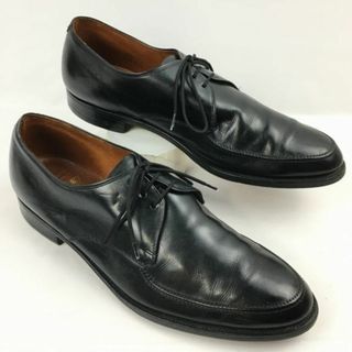 試着交換OK！1970-80年代頃?　GILBERTS by WESTLEY　イングランド製/ビンテージ/Vintage 　Uチップ〈黒/BLACK/ブラック〉size11C　27.5-28.5程度//菅NO.WZH-62 #BUZZBERG(ドレス/ビジネス)