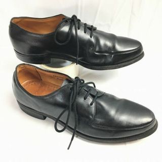 試着交換OK！希少ビンテージ/Vintage 　60s-70s　トムマッキャン/Thom McAn/bootmaster　最高級モデル　ビジネスシューズ〈黒/BLACK/ブラック〉size25.5-26.0/メンズ/菅NO.WZF-44 #BUZZBERG(ドレス/ビジネス)