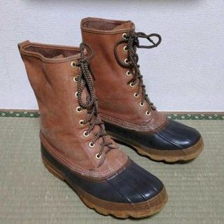 ソレル(SOREL)の80s-90s ビンテージ★ラクロス La Crosse【27.0-28.0程度】スノーブーツ 本革 vintage snow boots★XA8 #BUZZBERG(ブーツ)