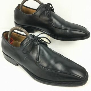 試着交換OK！MAGNANNI/マグナーニ　スワールモカ/ビジネスシューズ〈黒/BLACK/ブラック〉size43/27.5-28.0程度/メンズ/菅NO.WZE-186 #BUZZBERG(ドレス/ビジネス)