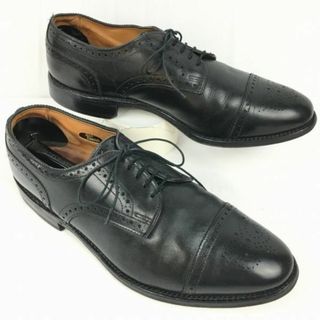 アレンエドモンズ(Allen Edmonds)の試着交換OK！AllenEdomonds/アレンエドモンズ/Sanford　ビンテージ/Vintage 　キャップトゥシューズ〈黒/BLACK/ブラック〉size9.5D/27.0-27.5程度/メンズ/菅NO.WZC-235 #BUZZBERG(ドレス/ビジネス)