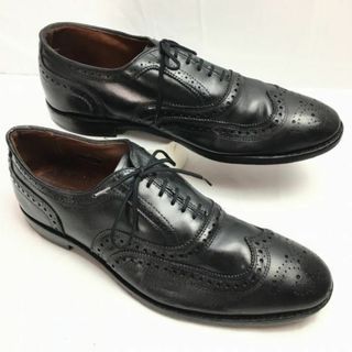 アレンエドモンズ(Allen Edmonds)の試着交換OK！アレンエドモンズ/AllenEdomonds　80sビンテージ/McAllister【10.5D　28.0-28.5　黒】ウイングチップ/フルブローグ/管NO.WZE-122 #BUZZBERG(ドレス/ビジネス)