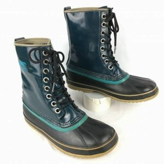 ソレル(SOREL)のSOREL/ソレル　26.0ｃｍ　高級スノーブーツ　ライナー付き　ダークグリーン　エナメル加工/メンズ/men's Boots/Shoes〕菅No.Y41 #BUZZBERG(ブーツ)