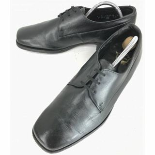 80s以前ビンテージ★フローシャイム/FLORSHEIM★本革/グッドイヤー製法/プレーントゥ【7/25.0/黒】ドレスシューズ/ビジネス◆XF-81 #BUZZBERG(ドレス/ビジネス)