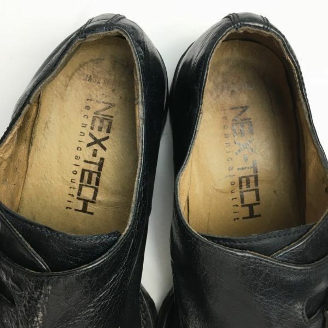 試着交換OK！NEX-TECH　ネクステック【size42　27.0〈黒/BLACK/ブラック】イタリア製　ダブルモンクストラップ 　ヒール高め　シューズ/メンズ/菅NO.ZC-172 #BUZZBERG メンズの靴/シューズ(ドレス/ビジネス)の商品写真
