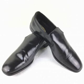 80s-90s?/Vintage/ビンテージ　Mansfields【10.5D/B　28.0〈黒/BLACK/ブラック】　スリッポン　ビジネス　ヴァンプシューズ　管NO.ZC-29 #BUZZBERG(ドレス/ビジネス)