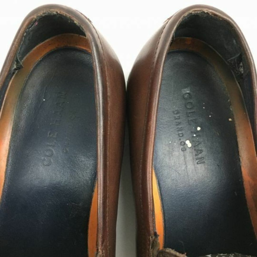 Cole Haan(コールハーン)の試着交換OK！COLE HAAN/コールハーン　スリッポン　ビジネスシューズ　焦げ茶　サイズ10W　28.0程度　管NO.ZF-142 #BUZZBERG メンズの靴/シューズ(ドレス/ビジネス)の商品写真