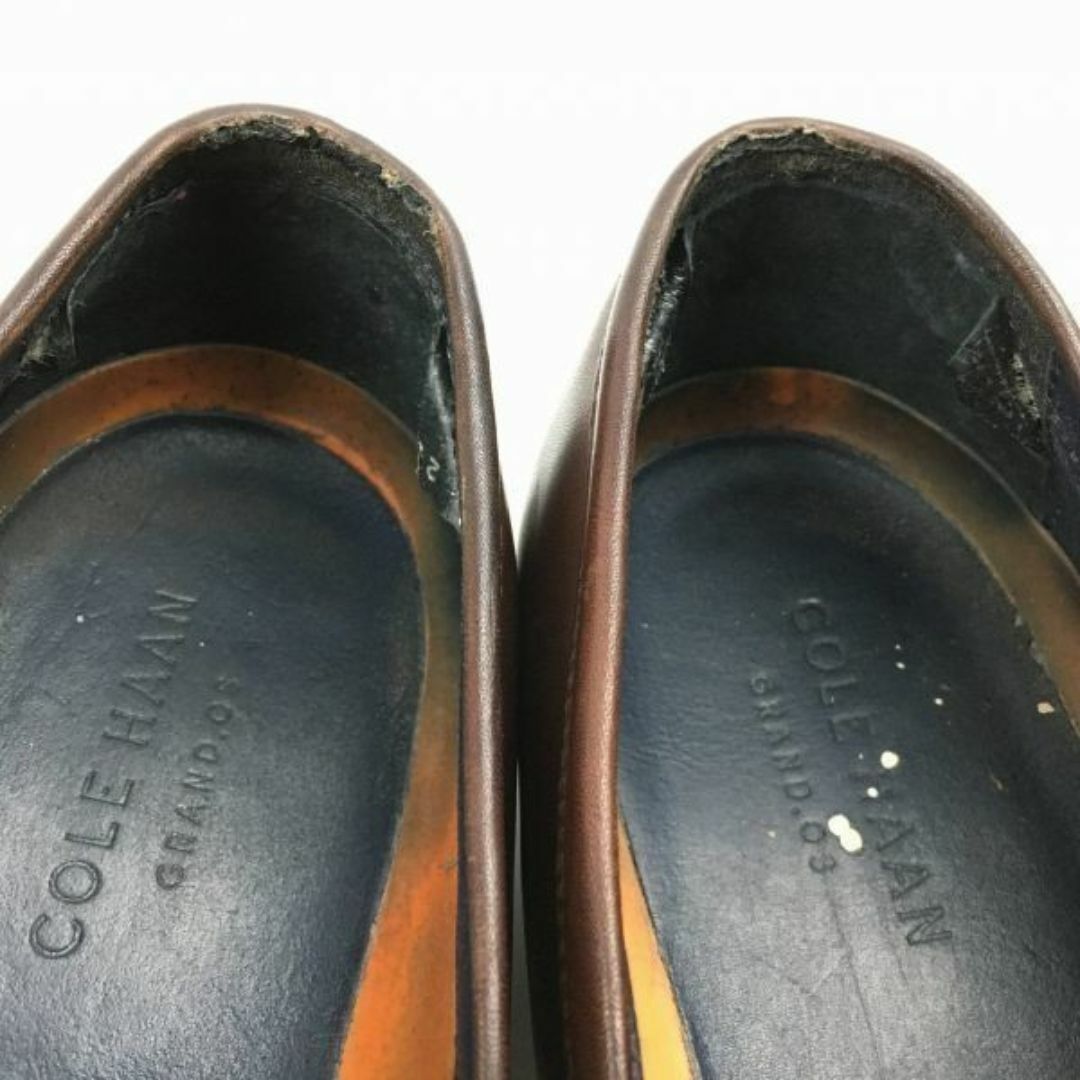 Cole Haan(コールハーン)の試着交換OK！COLE HAAN/コールハーン　スリッポン　ビジネスシューズ　焦げ茶　サイズ10W　28.0程度　管NO.ZF-142 #BUZZBERG メンズの靴/シューズ(ドレス/ビジネス)の商品写真