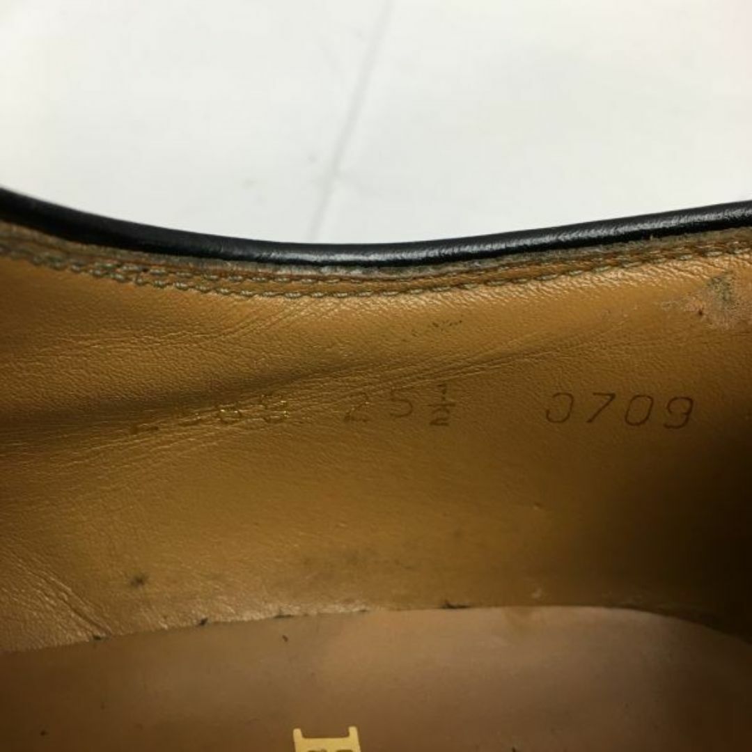 REGAL(リーガル)のREGAL　リーガル　重厚ソール高級モデル　ウイングチップ　ビジネスシューズ　黒　サイズ25.5　管NO.ZF-65 #BUZZBERG メンズの靴/シューズ(ドレス/ビジネス)の商品写真