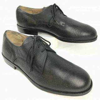 80-90s?欧州 Vintage/ビンテージ　BALTES【サイズ8　26.5〈黒/BLACK/ブラック】サービスシューズ　プレーントゥ　ビジネスシューズ　管NO.ZG-83 #BUZZBERG(ドレス/ビジネス)