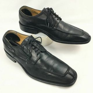 試着交換OK！Bata社　イタリア製ハンドメイド　Uチップ　サービスシューズ〈黒/BLACK/ブラック〉size41　25.5-26.0程度/メンズ/菅NO.ZH-31 #BUZZBERG(ドレス/ビジネス)