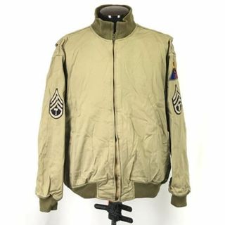 試着交換OK！ヒューストン HOUSTON★US SURPLUS★AC5154/タンカースジャケット【size -40R/カーキ】タクシードライバー/Coats/Jackets/Jumpers◆XBH96-a #BUZZBERG(ブルゾン)