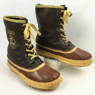 SOREL/ソレル　サイズ5　22.0程度　ビンテージカナダ製　スノーブーツ　ライナー付き　焦げ茶　管No.X32 #BUZZBERG(ブーツ)