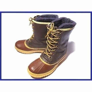 ソレル(SOREL)のカナダ製/ビンテージ品★SOREL/ソレル【23.0-24.0程度/ブラウン】本革使用/インナー付き/高級スノーブーツ◆X6G10 #BUZZBERG(ブーツ)