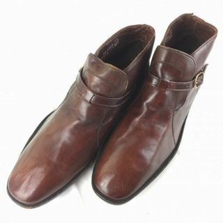 80s-90sビンテージ/Vintage/　FREEMAN/フリーマン【size10E　27.5-28.0】チャッカブーツ　ショートブーツ〈ブラウン/茶/BROWN〉　管NO.WZB-127 #BUZZBERG(ブーツ)