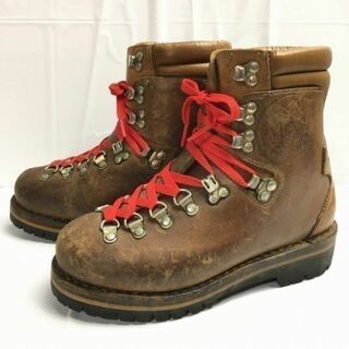 ビンテージ/Vintage ！MEINDL　マインドル　高級本革　トレッキングブーツ　size4.5〈ブラウン/茶/BROWN〉雪山　重登山/メンズ/men's Boots/Shoes〕菅NO.WU7 #BUZZBERG(ブーツ)