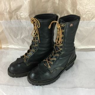 試着交換OK！ダナー/Danner/FLASHPOINT/フラッシュポイント/FIREMAN BOOTS/ファイヤーマンブーツ/耐火/森林消防隊〈10EE  27.5-28.0  黒/BLACK/ブラック〉/管理NO.WX06-3 #BUZZBERG(ブーツ)