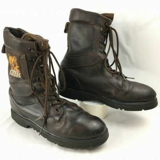 ビンテージ/Vintage/カナダ製　KODIAK　コディアック　アウトドア　ハンターブーツ　スノー　size8　26.0-26.5程度　ダークブラウン/茶/BROWN〉管No.WN24 #BUZZBERG(ブーツ)