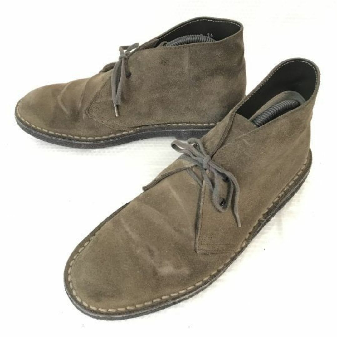 REGAL(リーガル)のリーガル/REGAL★クレープソール/スエード本革/デザート/チャッカブーツ【26.0/茶/BROWN】Shoes◆WB96-2 #BUZZBERG メンズの靴/シューズ(ブーツ)の商品写真