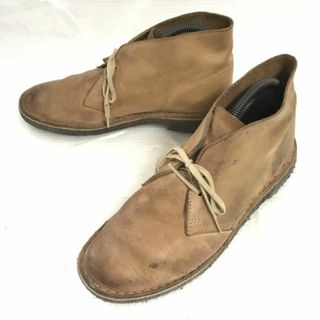 クラークス(Clarks)のクラークス/Clarks★クレープソール/スエード本革/デザートブーツ【7.5/25.5/茶/BROWN】Shoes◆WB96-10 #BUZZBERG(ブーツ)