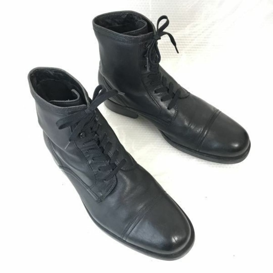 ロックポート/ROCKPORT★本革/レースアップ/ショートブーツ【8.5W/26.5/黒/BLACK】Shoes◆WB95-1 #BUZZBERG メンズの靴/シューズ(ブーツ)の商品写真