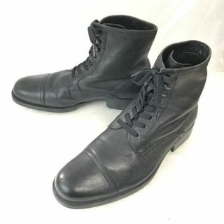 ロックポート/ROCKPORT★本革/レースアップ/ショートブーツ【8.5W/26.5/黒/BLACK】Shoes◆WB95-1 #BUZZBERG(ブーツ)