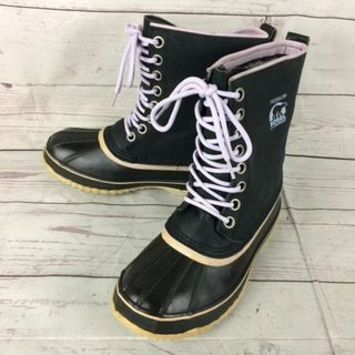 ソレル(SOREL)のSOREL★スノーブーツ【23.5/黒】インナー付き/レディース/ソレル◆WB7-02 #BUZZBERG(ブーツ)