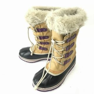 ソレル(SOREL)のカナダ老舗★ソレル/SOREL★本革/スノーブーツ【22.0/ベージュ系】インナー付き/雪作業/防水◆WB50-11 #BUZZBERG(ブーツ)