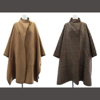 アメリヴィンテージ(Ameri VINTAGE)のアメリヴィンテージ REVERSIBLE COLOR PONCHO COAT(ポンチョ)