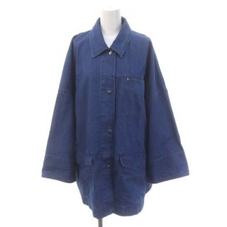 FRAMeWORK - フレームワーク 23SS BLUE DENIM テントラインカバーオール ロング